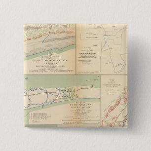 Fort Morgan, Ala Pinback Button