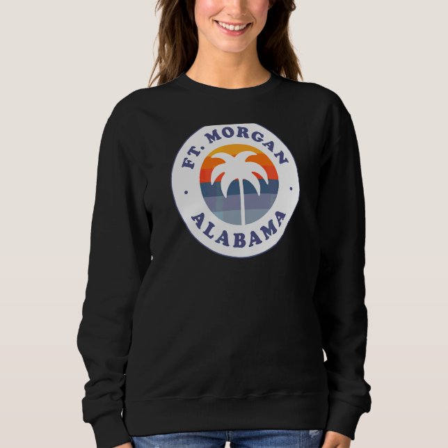 Fort Morgan Beach Alabama Al Gulf Coast Souvenir V Sweatshirt (Front)
