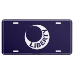 Fort Moultrie &quot;liberty&quot; Crescent License Plate at Zazzle