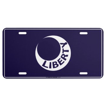 Fort Moultrie "liberty" Crescent License Plate by RalphThayer at Zazzle