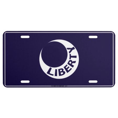 Fort Moultrie "liberty" Crescent License Plate