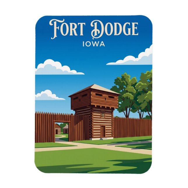 Fort Museum and Frontier Village USA Magnet (Vertical)