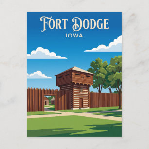 Fort Museum and Frontier Village USA Postcard