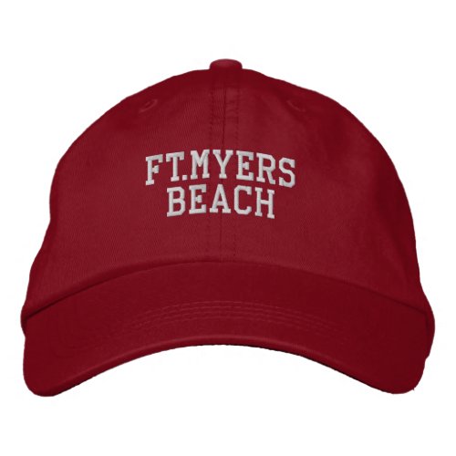 Fort Myers Beach Florida Baseball Hat