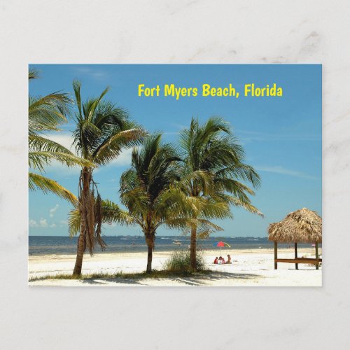 Fort Myers Beach Florida Postcard
