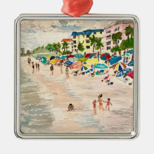 "Fort Myer's Beach" Ornament