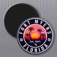 Fort Myers Beach Retro - Florida Retro Souvenir