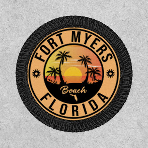 Fort Myers Beach Retro - Florida Souvenirs Patch