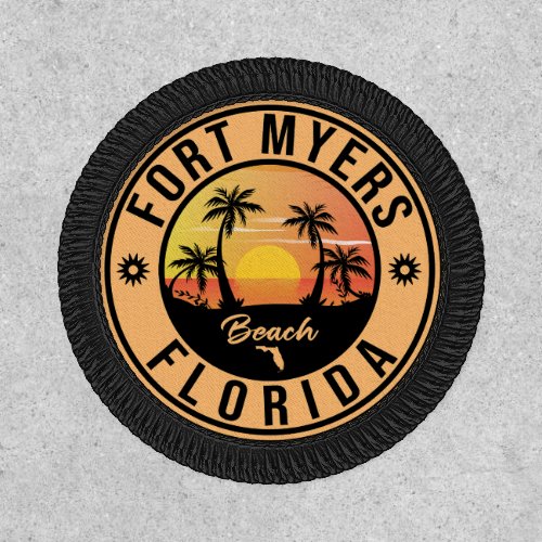 Fort Myers Beach Retro _ Florida Souvenirs Patch