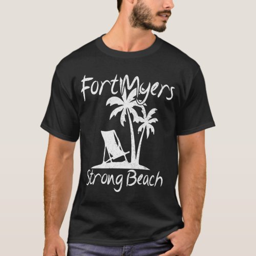 Fort Myers Beach Vintage Florida Surfer Gift T_Shirt