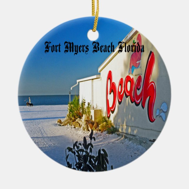Fort Myers florida Ceramic Ornament (Front)