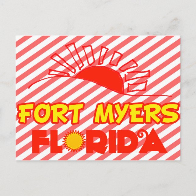 Fort Myers, Florida Postcard (Front)
