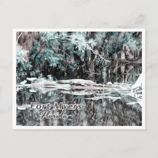 FORT MYERS FLORIDA POSTCARD (Front)