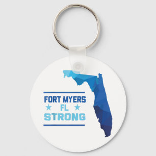 Fort Myers Florida Strong Keychain