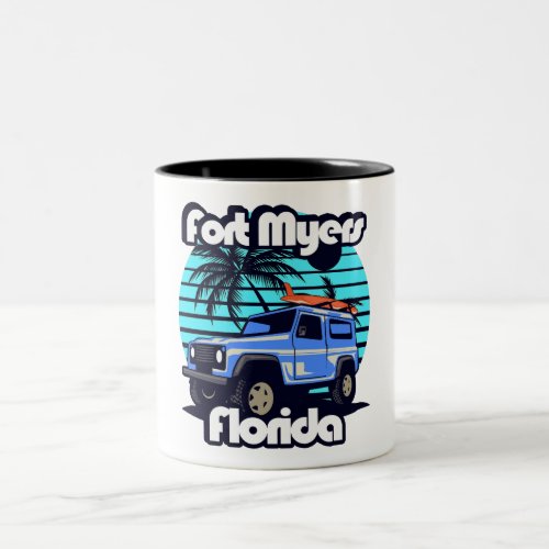 Fort Myers Florida Two_Tone Coffee Mug