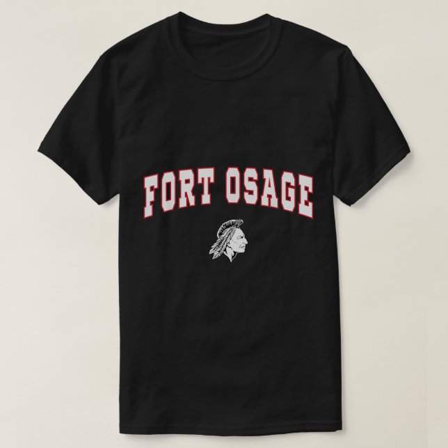 Fort Osage High School Indians T-Shirt (Design Front)