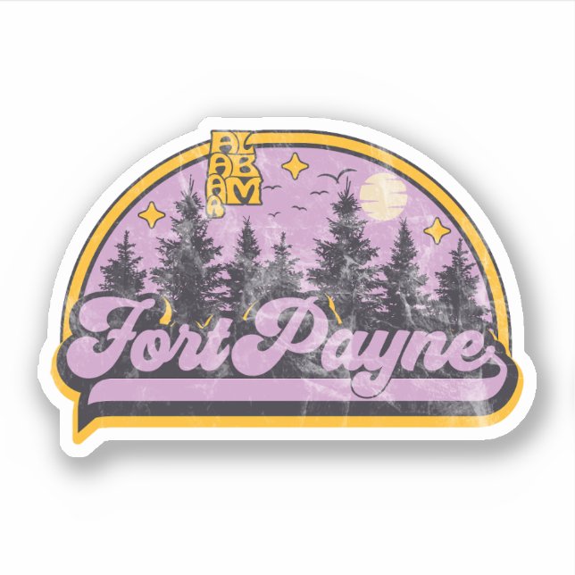 Fort Payne, Alabama Sticker (Front)