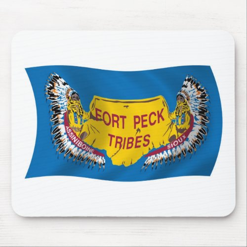 Fort Peck Assiniboine Flag Mousepad
