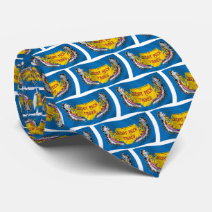Fort Peck Assiniboine Flag Tie
