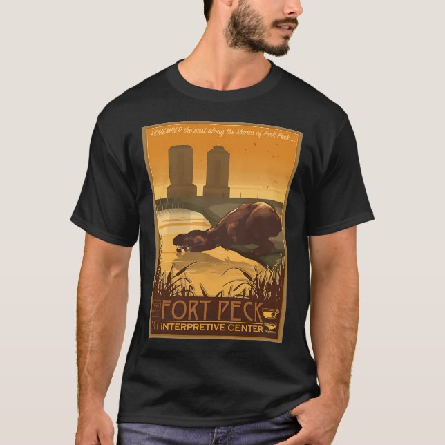 Fort Peck Interpretive Center T-Shirt (Front)