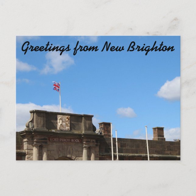 "Fort Perch Rock" Postcard (Front)