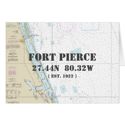 Fort Pierce Florida Nautical Navigation Chart