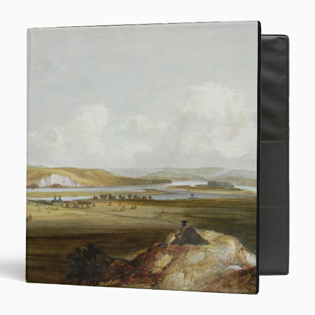 Fort Pierre on the Missouri, plate 10 from Volume Binder (Front/Inside)