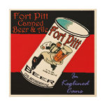 Fort Pitt Beer Wood Wall Art