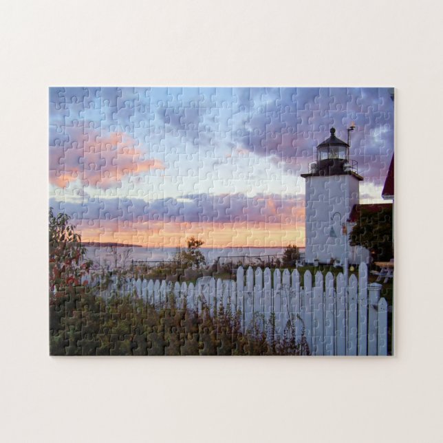 Fort Point Lighthouse, Maine Jigsaw Puzzle (Horizontal)