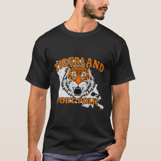 Fort Polk Alumni Louisiana La Tigerland Veterans V T-Shirt