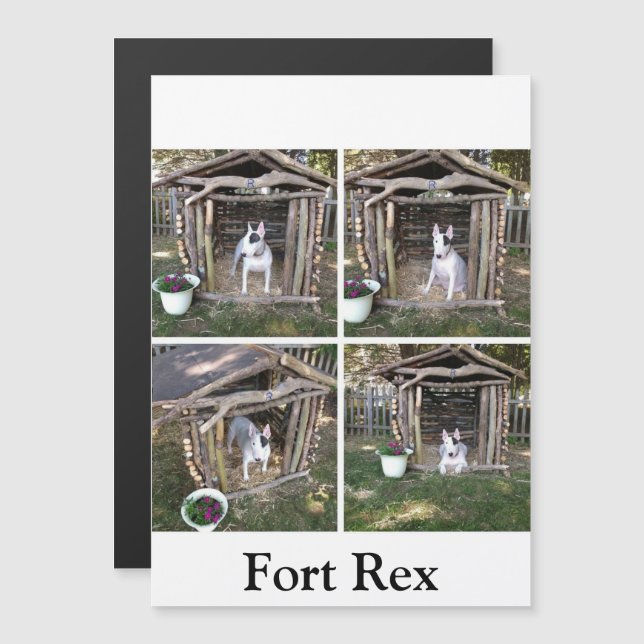 Fort Rex refrigerator magnet (Front/Back)