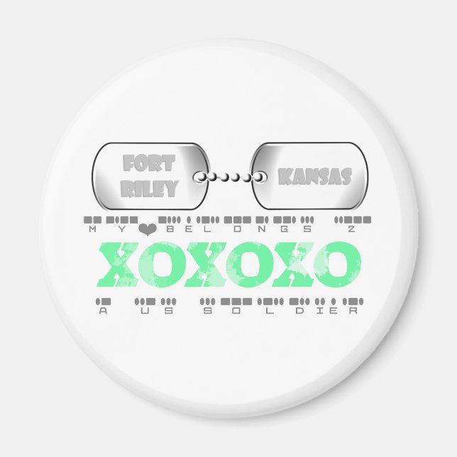 Fort Riley Magnet (Front)