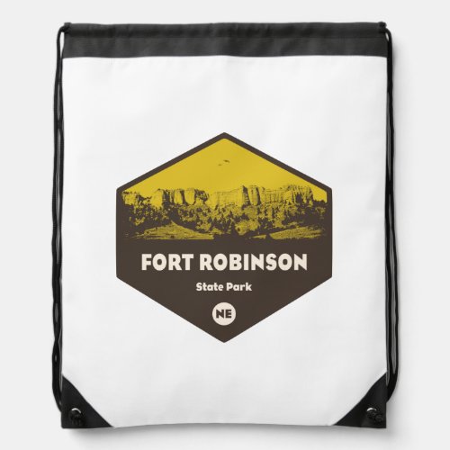 Fort Robinson State Park Nebraska Drawstring Bag