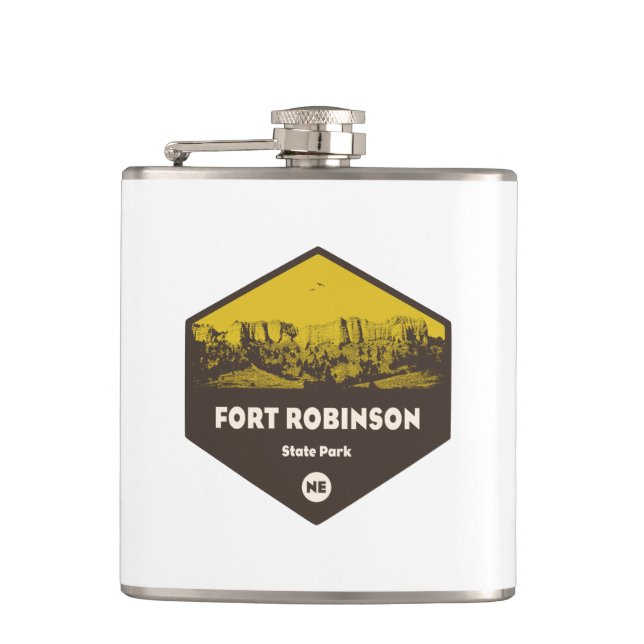 Fort Robinson State Park Nebraska Flask (Front)
