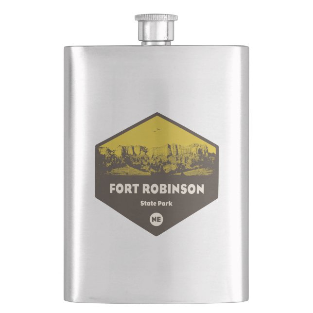 Fort Robinson State Park Nebraska Flask (Front)