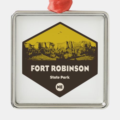 Fort Robinson State Park Nebraska Metal Ornament