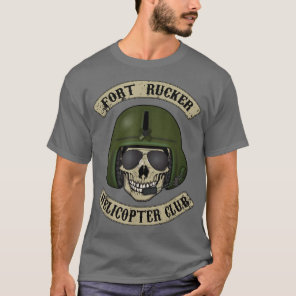 Fort Rucker Helicopter Club T  Pilot, Crew Chief T T-Shirt