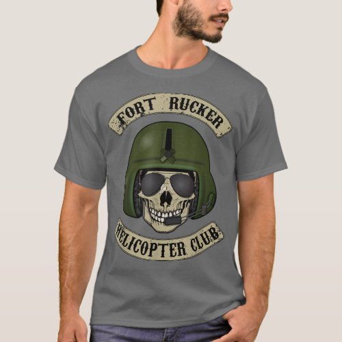 Fort Rucker Helicopter Club T  Pilot Crew Chief T T_Shirt