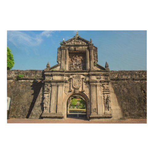 Fort Santiago Entrance Wood Wall Decor