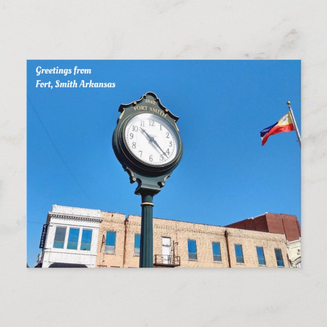 Fort Smith, Arkansas Postcard (Front)