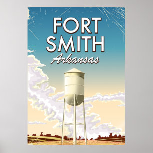 Fort Smith Arkansas travel poster