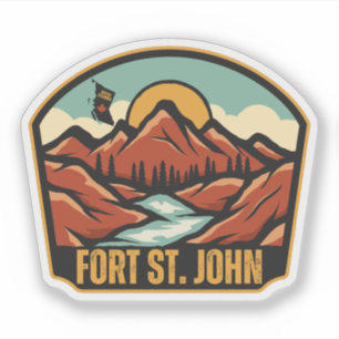 Fort St. John, British Columbia Sticker