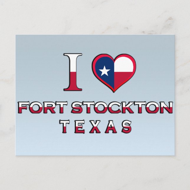 Fort Stockton, Texas Postcard (Front)