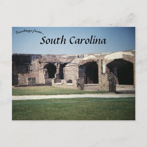 Fort Sumter South Carolina Postcard