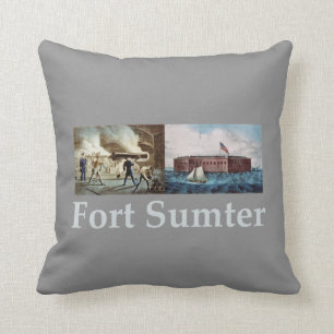 Fort Sumter Throw Pillow