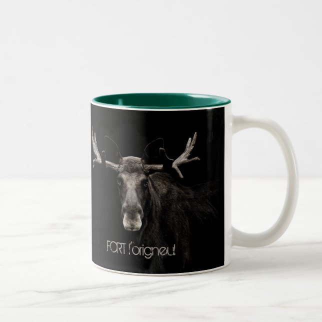 FORT the moose Two-Tone Coffee Mug (Right)