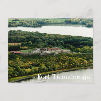 Fort Ticonderoga Autumn Lake Champlain Personalize Postcard