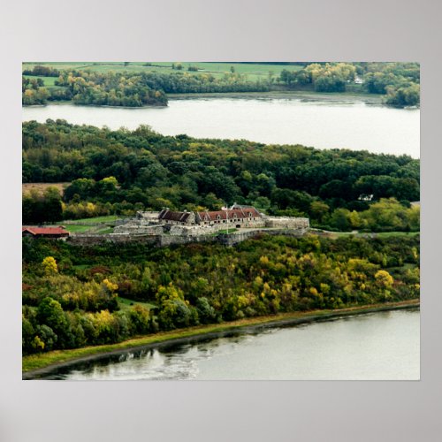 Fort Ticonderoga Lake Champlain Autumn Poster