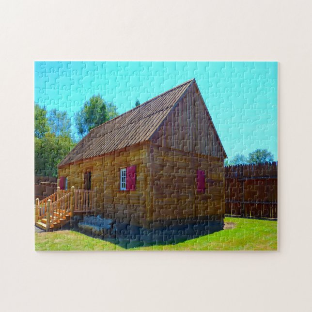 Fort Umpqua in Oregon. Jigsaw Puzzle (Horizontal)