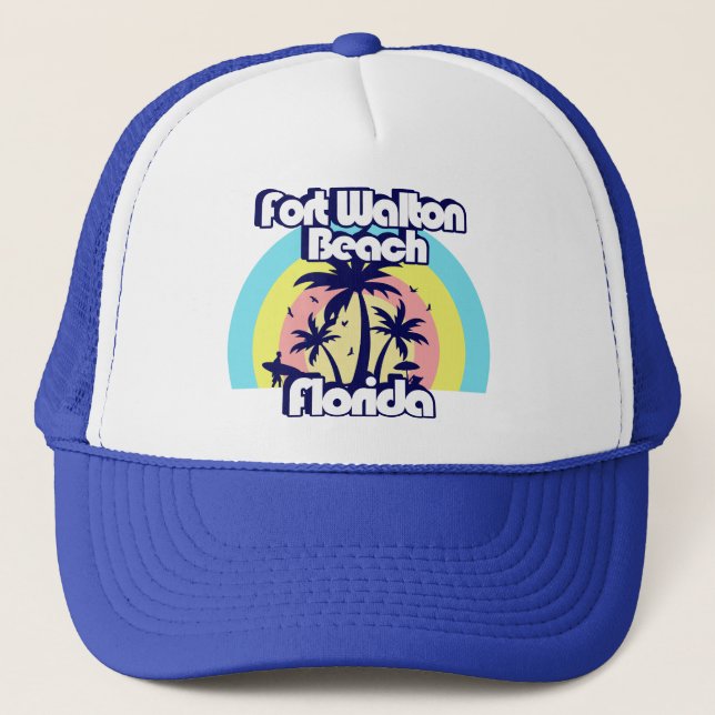 Fort Walton Beach Florida Trucker Hat (Front)